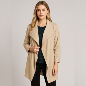 Max Studio Beige Trench Coat